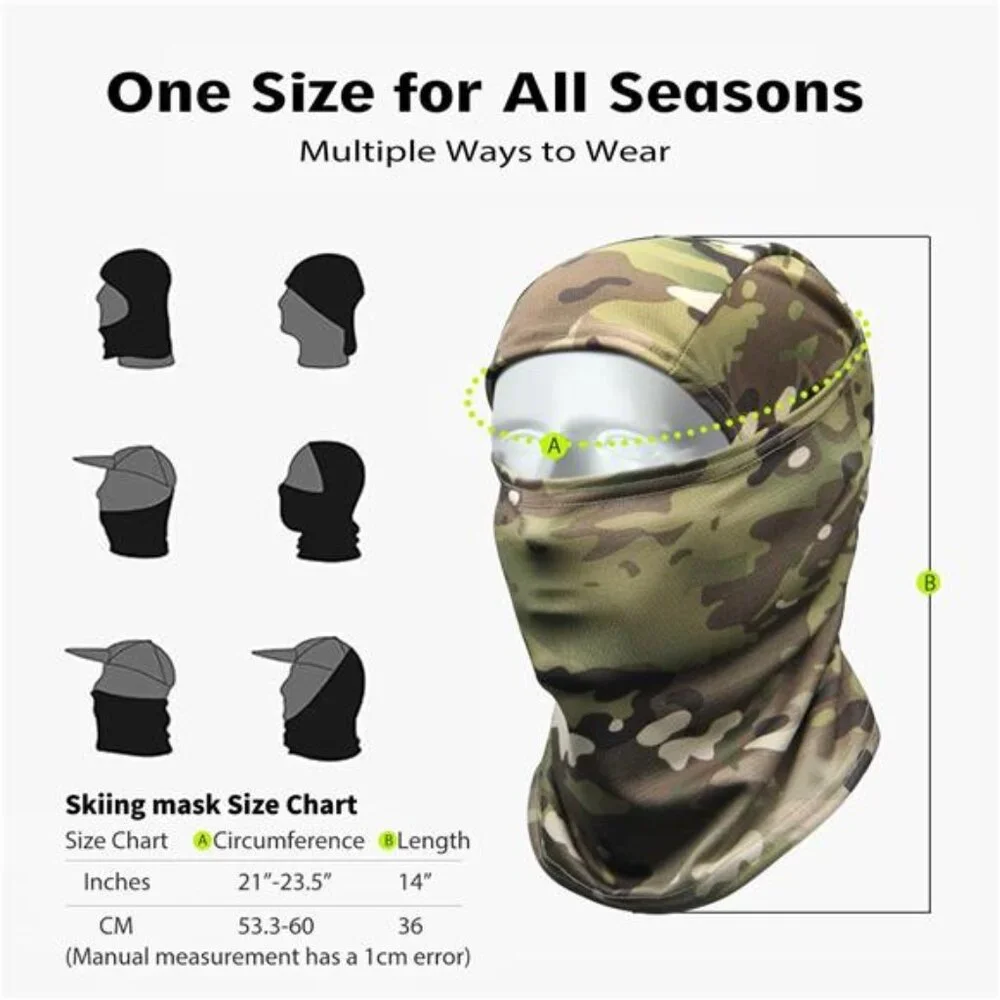 Balaclava Face Mask Ski Mask for Men Women,Shiesty Mask UV Protector
